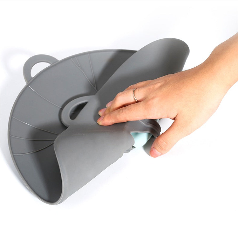 Flower-Shaped Silicone Pot Cover – Anti-Overflow Cooking Lid