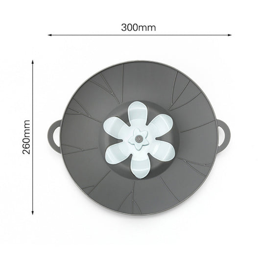 Flower-Shaped Silicone Pot Cover – Anti-Overflow Cooking Lid