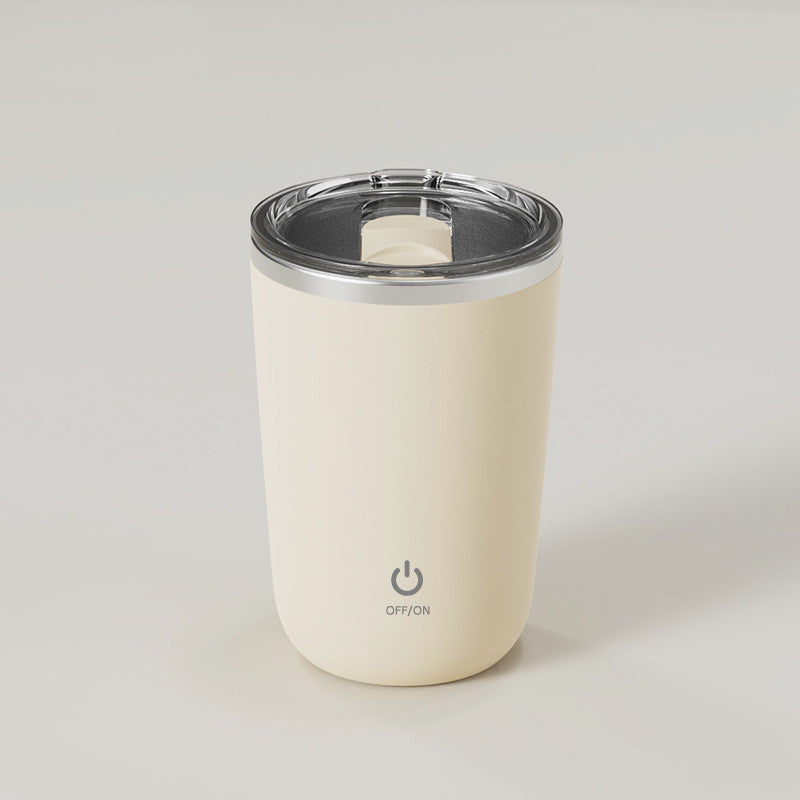 350ml Electric Self-Stirring Coffee Mug – Stainless Steel Automatic Mixing Cup