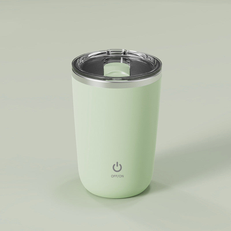 350ml Electric Self-Stirring Coffee Mug – Stainless Steel Automatic Mixing Cup